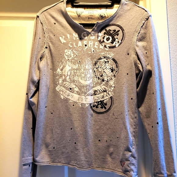 Guess Other - Guess Vintage long sleeve knit graphic tee shirt